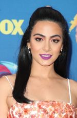 EMERAUDE TOUBIA at 2018 Teen Choice Awards in Beverly Hills 08/12/2018