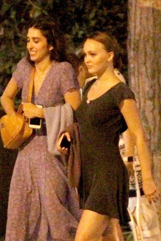 LILY-ROSE DEPP Out for Dinner in West Hollywood 08/12/2018