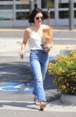 LUCY HALE Shopping at Walgreens in Los Angeles 08/20/2018