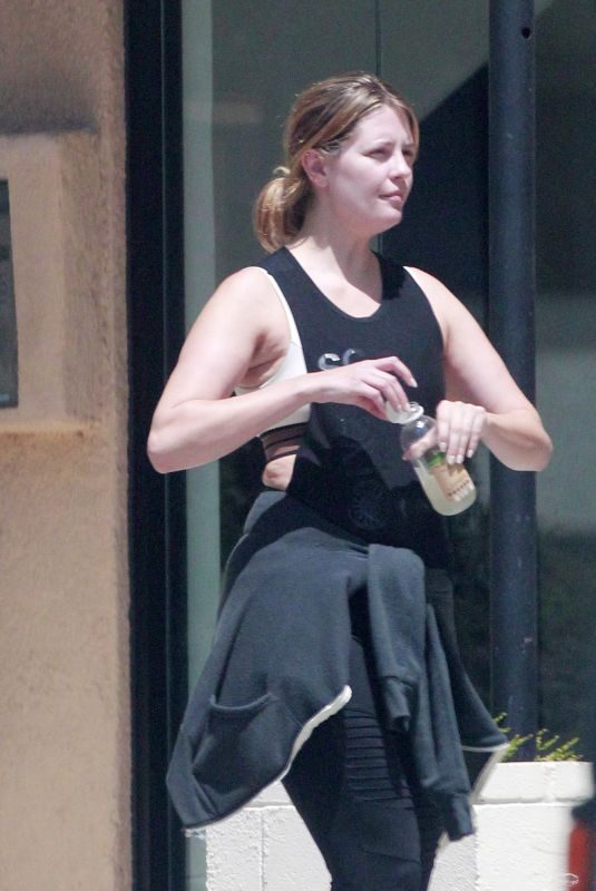 MISCHA BARTON Leaves a Gym in Beverly Hills 08/15/2018
