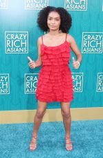 YARA SHAHIDI at Crazy Rich Asians Premiere in Los Angeles 08/07/2018