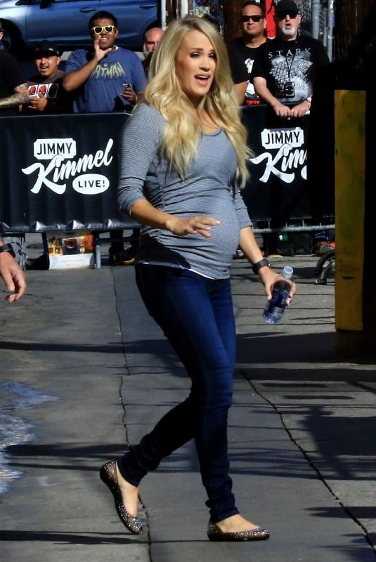 CARRIE UNDERWOOD at Jimmy Kimmel Live in Los Angeles 09/19/2018