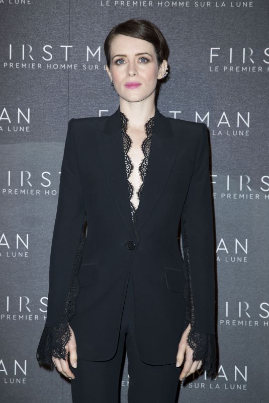 CLAIRE FOY at First Man Premiere in Paris 09/25/2018 – HawtCelebs