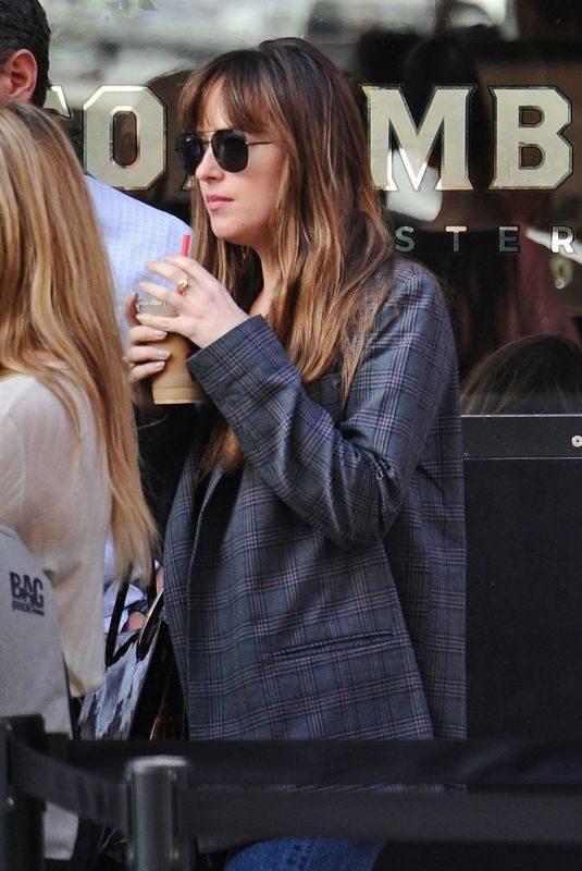 DAKOTA JOHNSON Out for Coffee in New York 09/27/2018
