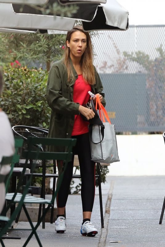 JESSICA ALBA Out in Los Angeles 09/29/2018