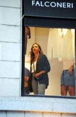 JESSICA ALBA Out Shopping in Milan 08/29/2018