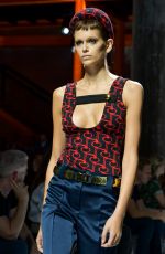 KAIA GERBER at Prada Runway Show at Milan Fashion Week 09/20/2018