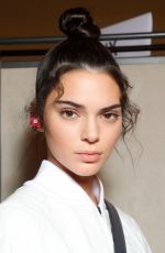 KENDALL JENNER on the Backstage of Fendi Show in MIlan 09/20/2018