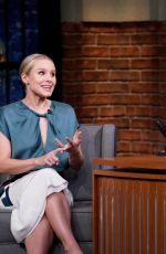 KRISTEN BELL at Late Night with Seth Meyers in New York 09/26/2018