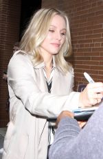 KRISTEN BELL at The View in New York 09/25/2018