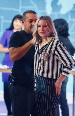 KRISTEN BELL on the Set of The Today Show in New York 09/26/2018