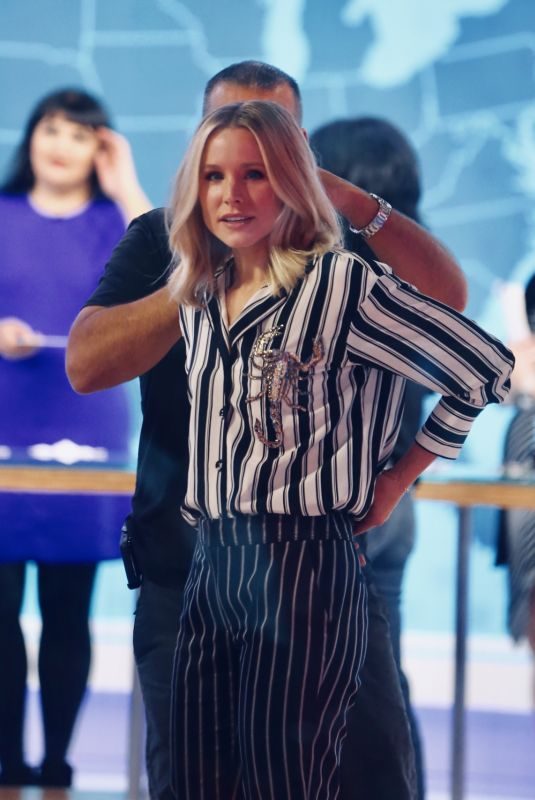 KRISTEN BELL on the Set of The Today Show in New York 09/26/2018