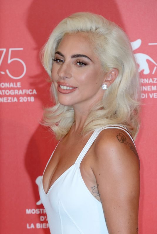 LADY GAG at A Star is Born Photocall at 2018 Venice Film Festival 08/30/2018