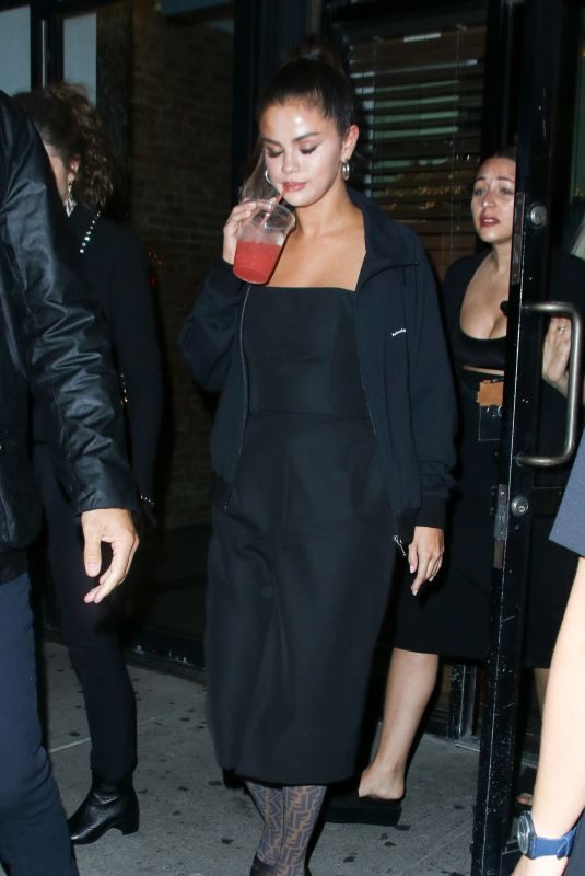 SELENA GOMEZ Night Out in New York 09/08/2018