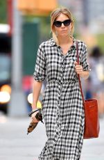 SIENNA MILLER Out and About in New York 09/20/2018