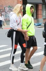 SOPHIE TURNER and Joe Jonas Out in New York 09/20/2018