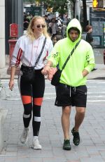 SOPHIE TURNER and Joe Jonas Out in New York 09/20/2018