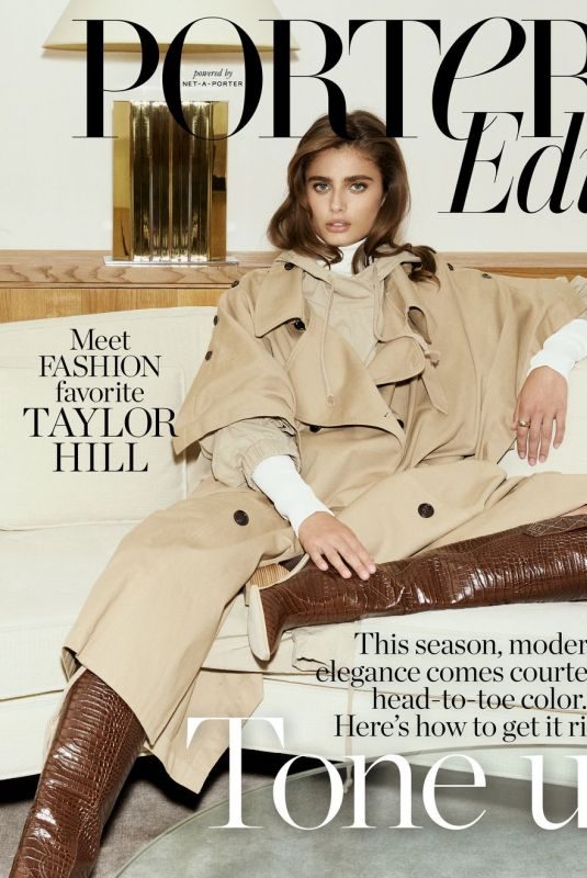 TAYLOR HILL in The Edit by Net-a-porter, September 2018