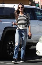 ALESSANDRA AMBROSIO Arrives at Top of the Line Skin Care Clinic in Encino 10/16/2018