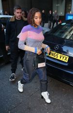 AMANDLA STENBERG Out and About in London 10/19/2018