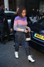 AMANDLA STENBERG Out and About in London 10/19/2018