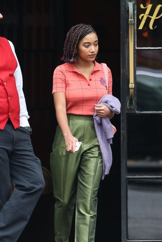 AMANDLA STENBERG Out in New York 01/15/2018