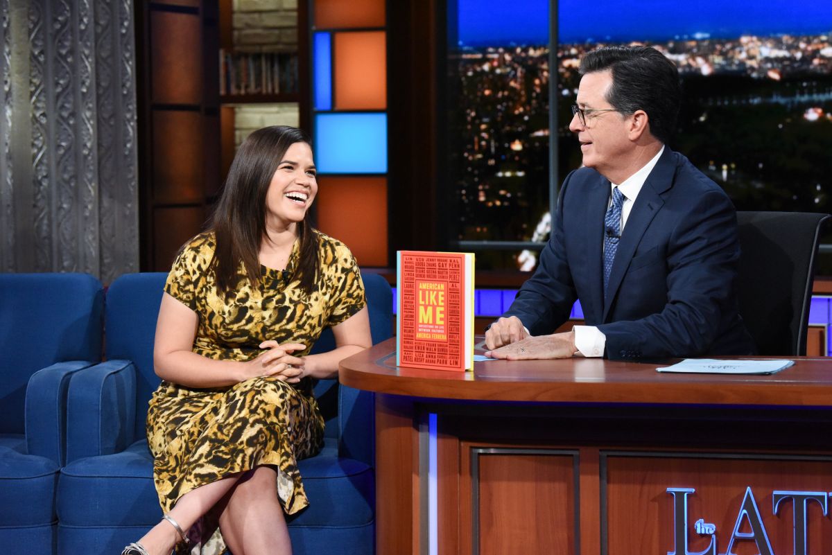 AMERICA FERRERA at Late Show with Stephen Colbert 09/25/2018 – HawtCelebs