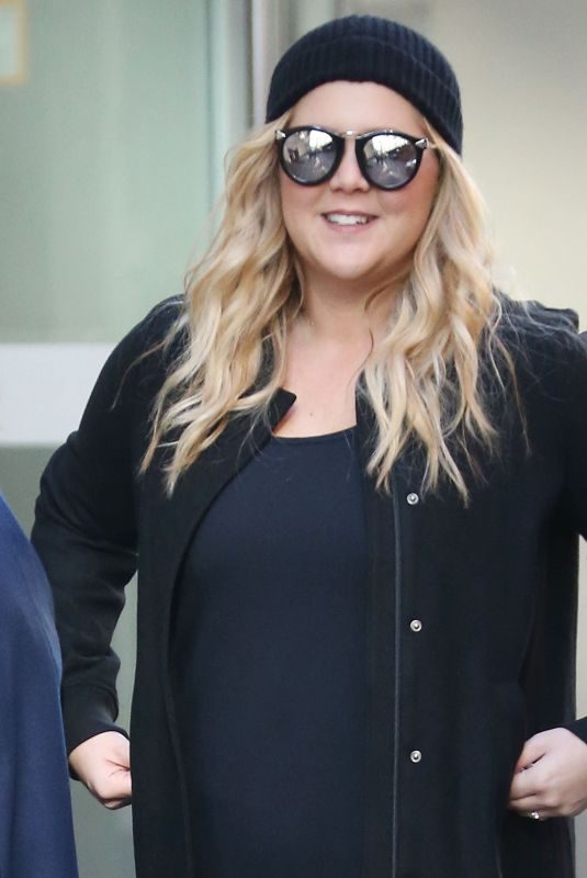 AMY SCHUMER on the Set of a Photoshoot in New York 10/25/2018