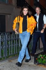 BELLA HADID Night Out in New York 10/08/2018