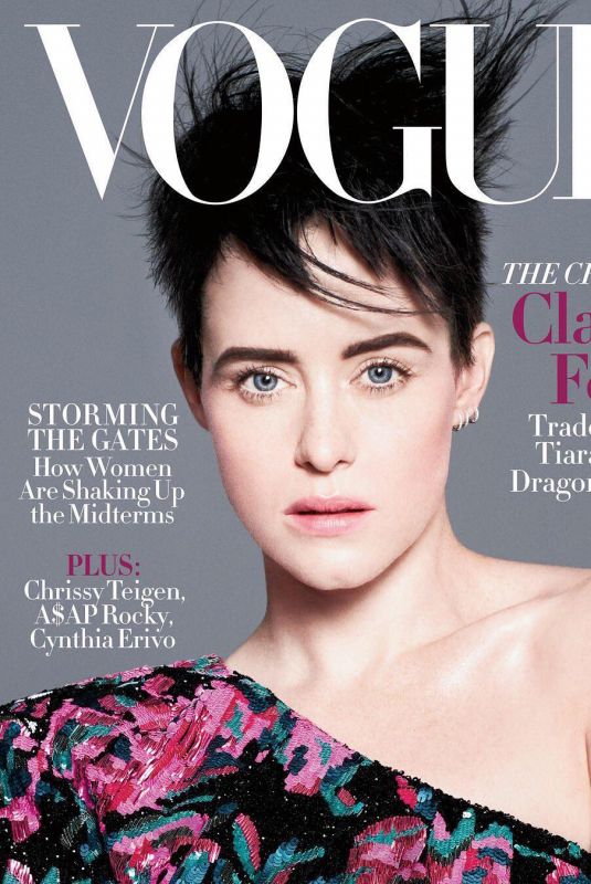 CLAIRE FOY in Vogue Magazine, November 2018