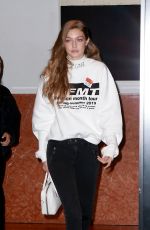 GIGI HADID Out in New York 10/05/2018