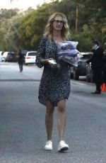 JULIA ROBERTS Arrives at a Party in Malibu 10/08/2018