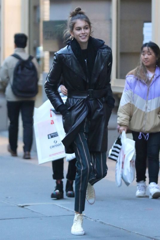 KAIA GERBER Out Shopping in New York 10/21/2018
