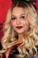 KELLI BERGLUND at Just Jared Halloween Party in West Hollywood 01/27/2018