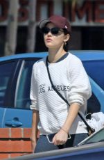 LUCY HALE Out Shopping in LOs Angeles 10/01/2018