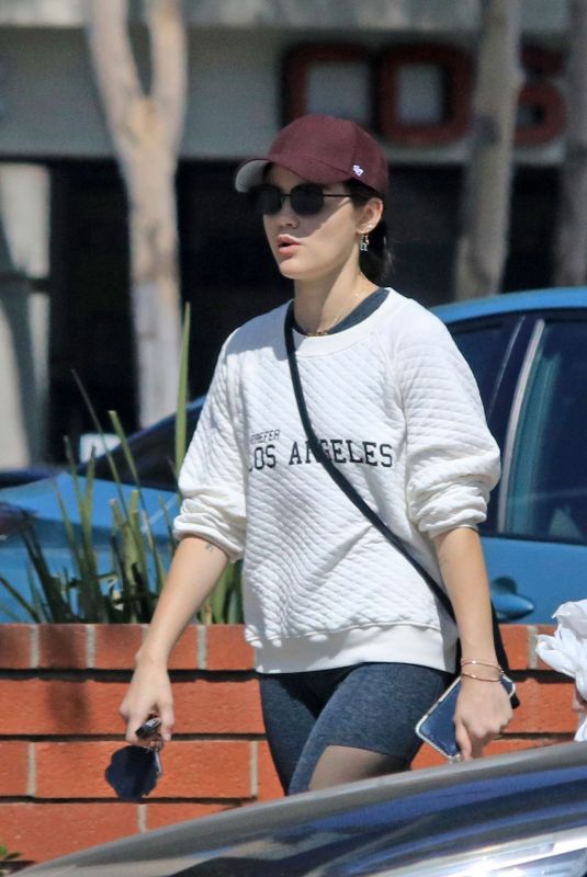 LUCY HALE Out Shopping in LOs Angeles 10/01/2018