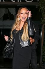 MARIAH CAREY Leaves Mr. Chow in Beverly Hills 10/04/2018