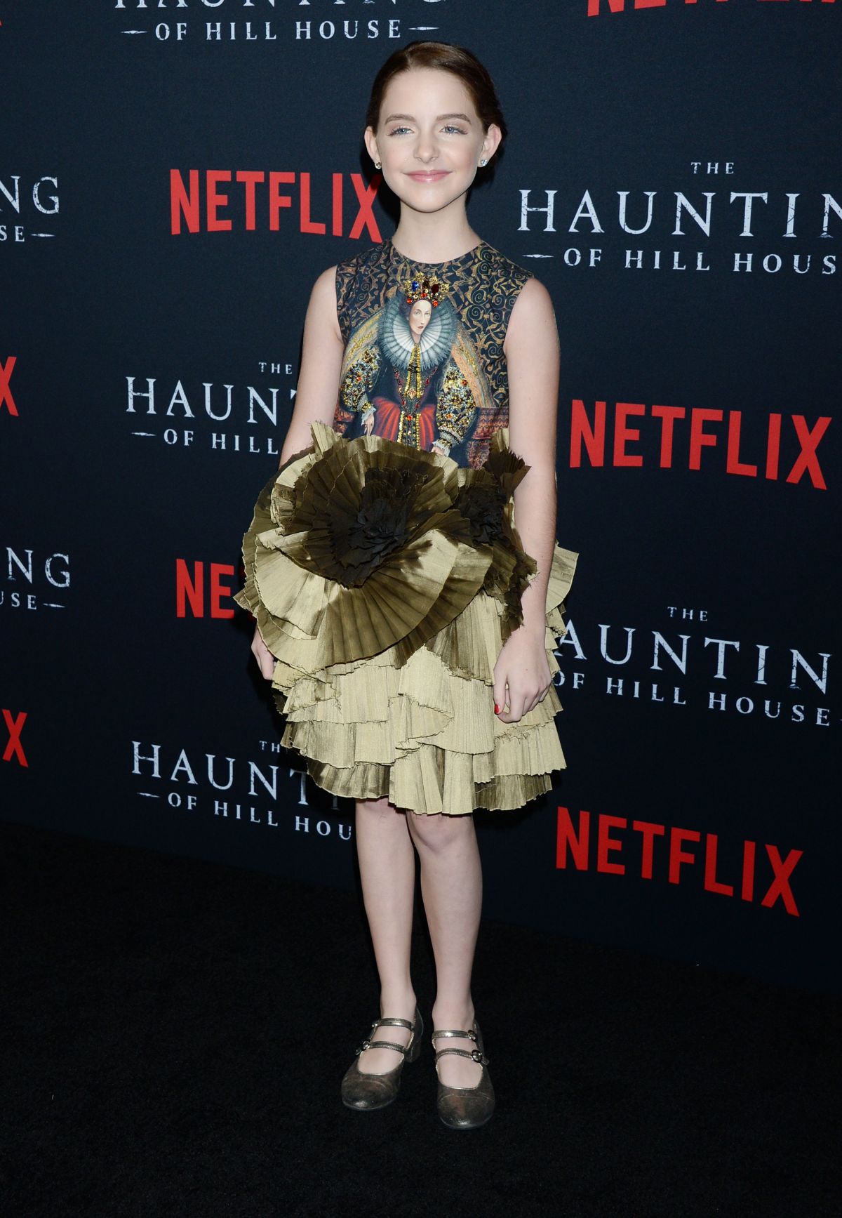Mckenna Grace At The Haunting Of Hill House Premiere In Los