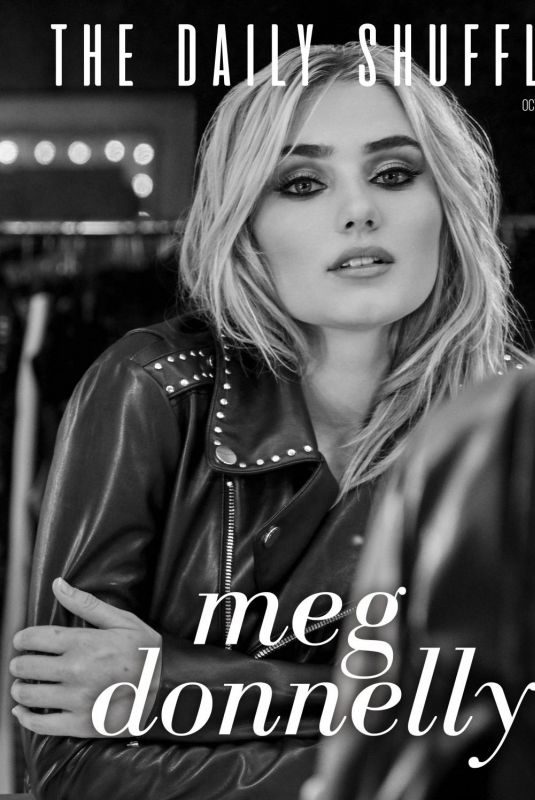 MEG DONNELLY in Tthe Daily Shuffle Magazine, October 2018