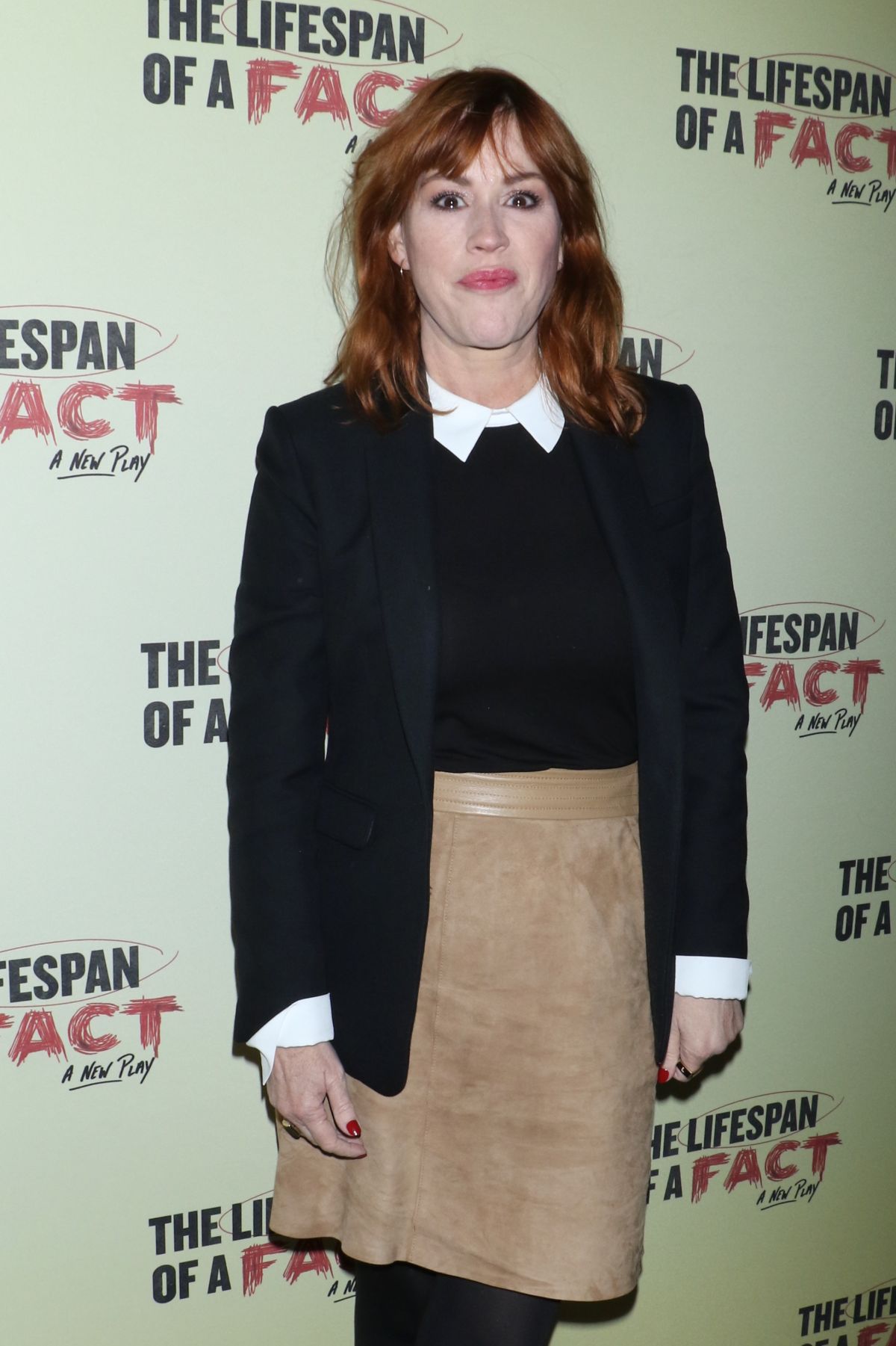 Molly Ringwald At Lifespan Of A Fact Broadway Opening Night In New York 