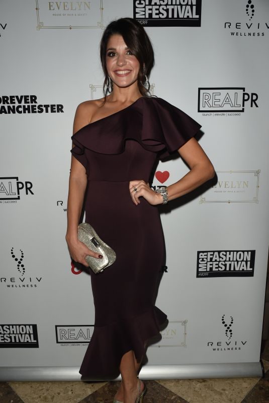 NATALIE ANDERSON at Manchester Fashion Festival at Midland Hotel 10/13/2018