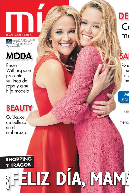 REESE WITHERSPOON and AVA PHILLIPPA in Mia Magazine, Argentina October 2018