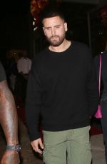 SOFIA RICHIE and Scott Disick at Maddox Gallery in West Hollywood 10/11/2018