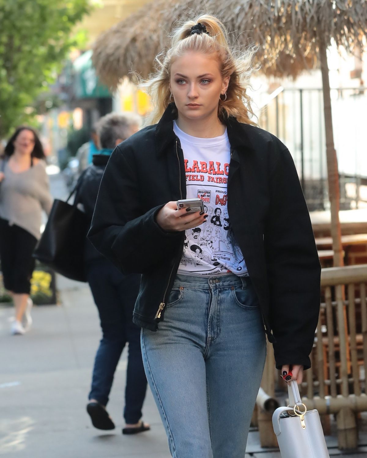 SOPHIE TURNER Out and About in New York 02/20/2018 – HawtCelebs