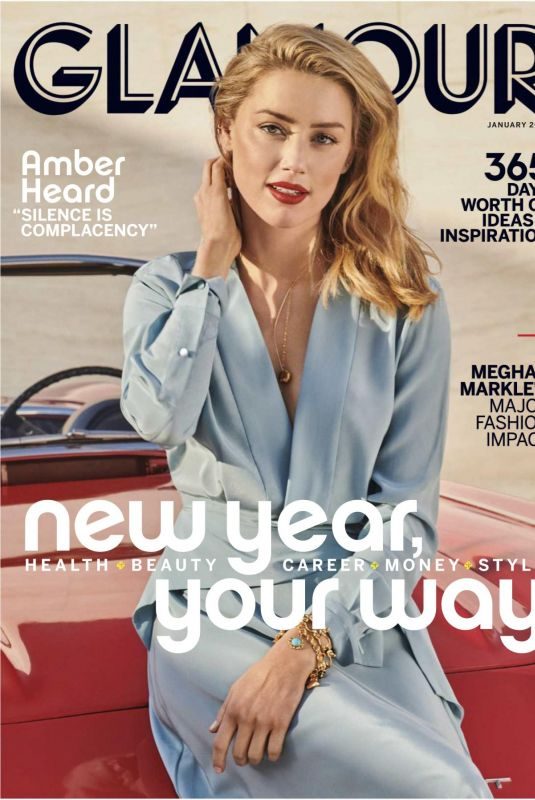 AMBER HEARD in Glamour Magazine, January 2019