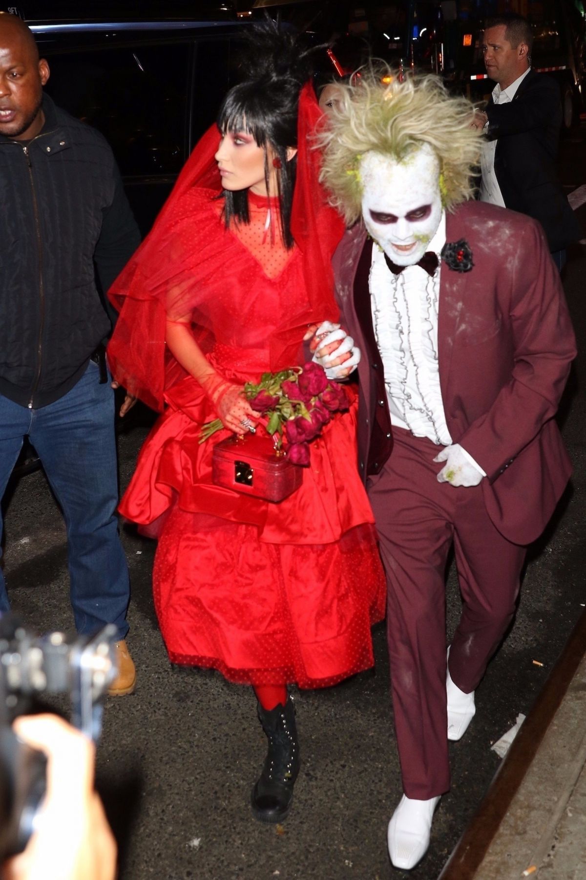 BELLA HADID and The Weeknd at Heidi Klum’s Halloween Party in New York ...
