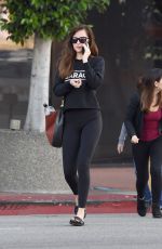 DAKOTA JOHNSON Leave a Gym in Los Angeles 11/13/2018