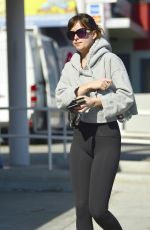DAKOTA JOHNSON Leaves Pilates Class in Los Angeles 11/06/2018