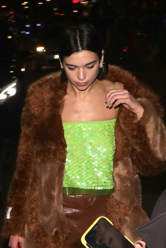 DUA LIPA and BEBE REXXHA Out for Dinner in London 11/23/2018