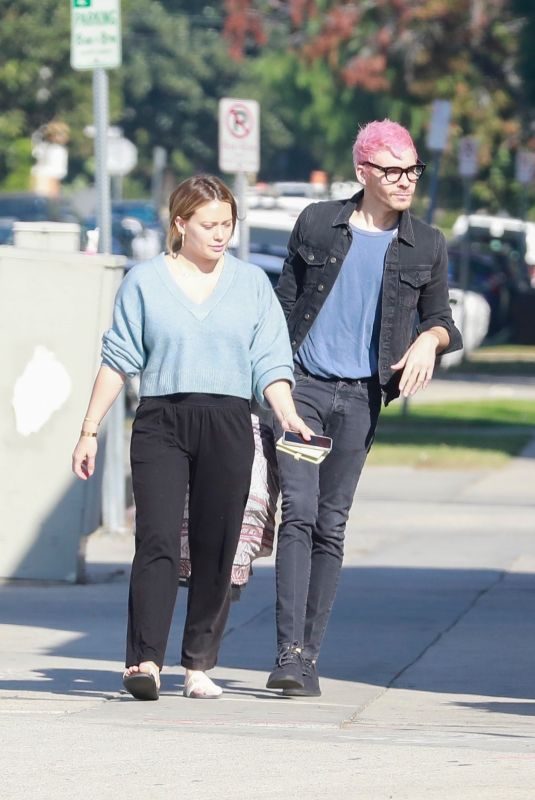 HILARY DUFF and Matthew Koma Out for Coffee in Los Angeles 11/18/2018